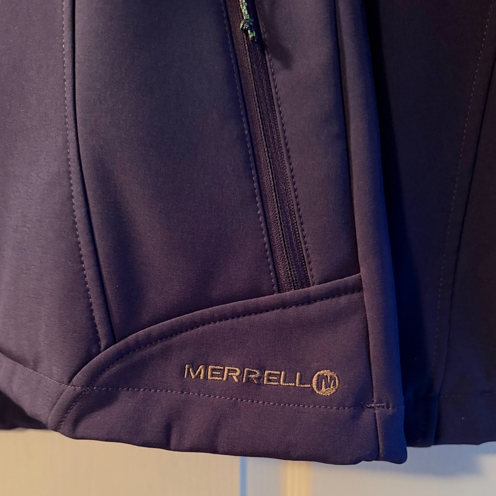 Merrell Women's Deep Purple Aeroblock Full Zip Jacket EUC - Picture 3 of 16